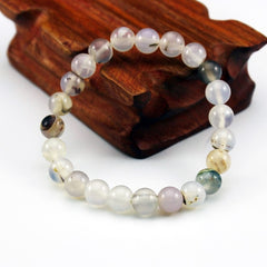 Chakra Beaded Bracelet Men 8mm Natural Stone Lava Rock Tiger Eye Black Onyx Matte Healing Beads Stretch Charm Yoga Women Jewelry  - FLASHSHIRT