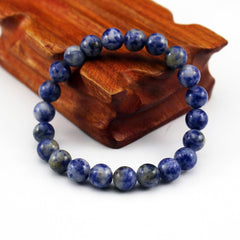 Chakra Beaded Bracelet Men 8mm Natural Stone Lava Rock Tiger Eye Black Onyx Matte Healing Beads Stretch Charm Yoga Women Jewelry  - FLASHSHIRT