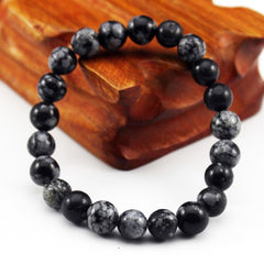 Chakra Beaded Bracelet Men 8mm Natural Stone Lava Rock Tiger Eye Black Onyx Matte Healing Beads Stretch Charm Yoga Women Jewelry  - FLASHSHIRT