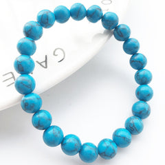 Chakra Beaded Bracelet Men 8mm Natural Stone Lava Rock Tiger Eye Black Onyx Matte Healing Beads Stretch Charm Yoga Women Jewelry  - FLASHSHIRT